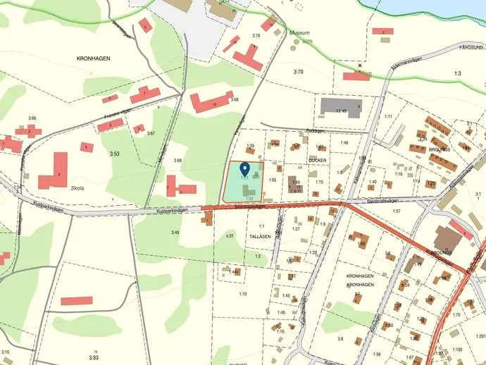 Floor plan for Kronhagsvägen 1 och 1B