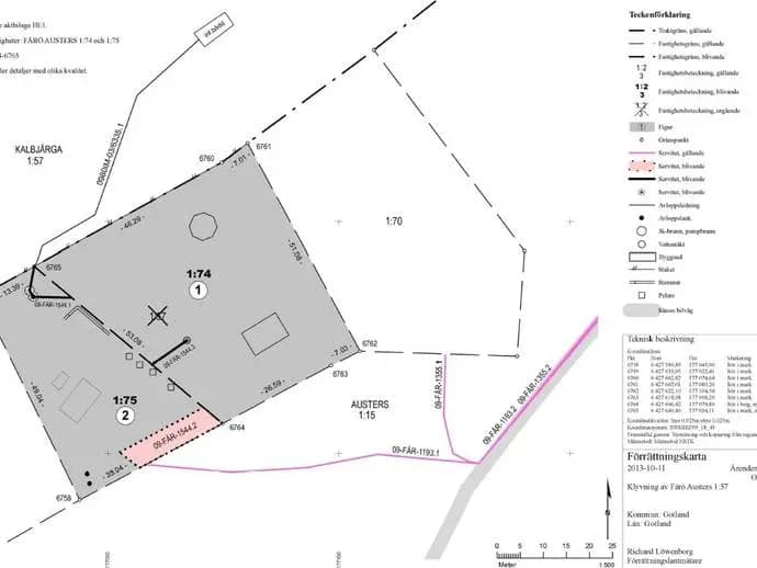 Floor plan for Fårö Austers 3528 A