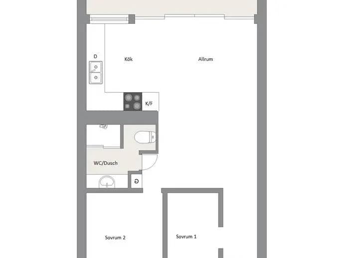 Floor plan for Snäckgärdsvägen 56