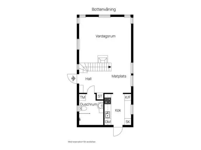 Planritning för Fårö Sudersand 5645