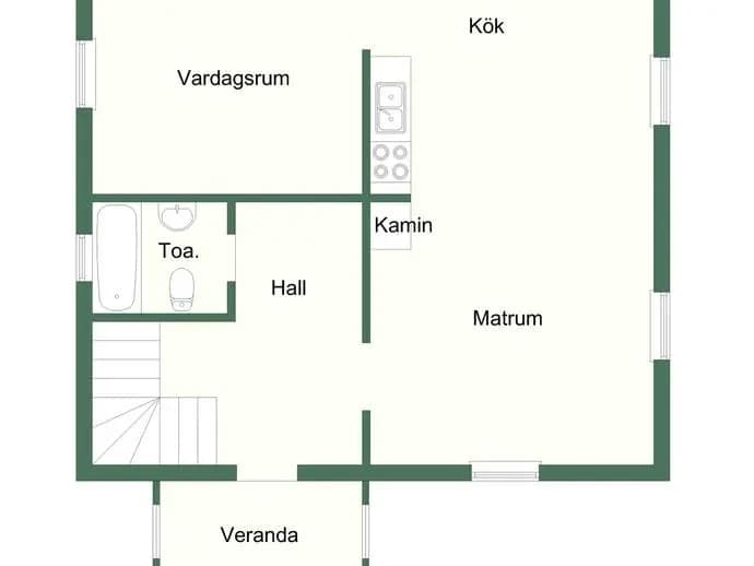 Floor plan for Garde Smiss 152