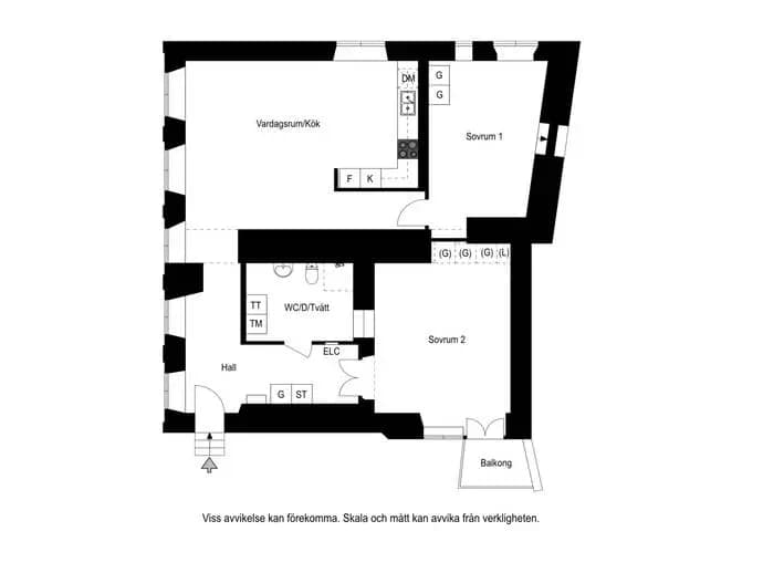 Floor plan for Klosterplan 2