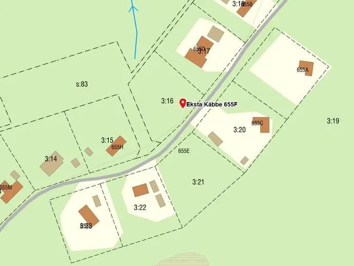Floor plan for Eksta Käbbe 655F