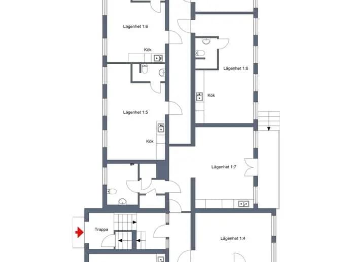 Planritning för Follingbo Norrbys 327