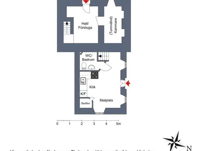 Floor plan for Fole Vatlings 121