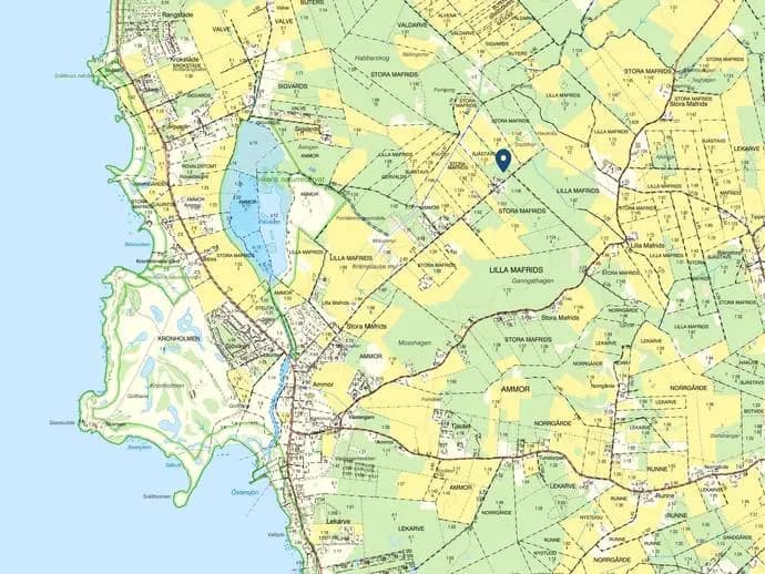 Planritning för Västergarn Stora Mafrids 569