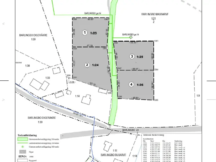 Planritning för Barlingbo Massarve 649 D