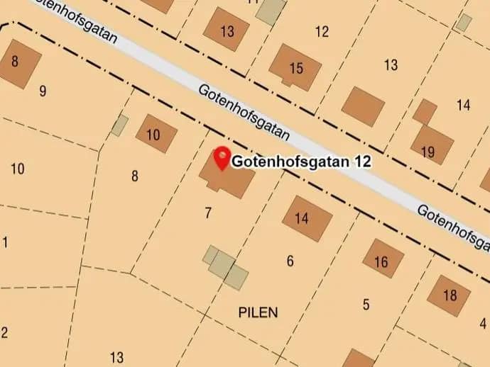Floor plan for Gotenhofsgatan 12