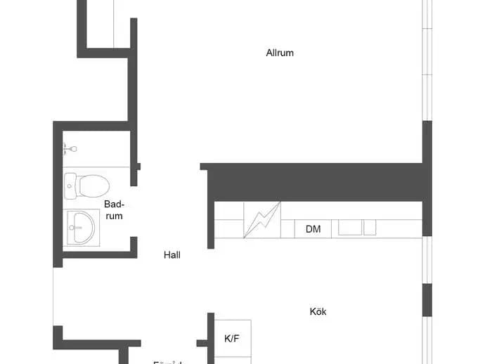 Floor plan for Hjortstorpsvägen 7