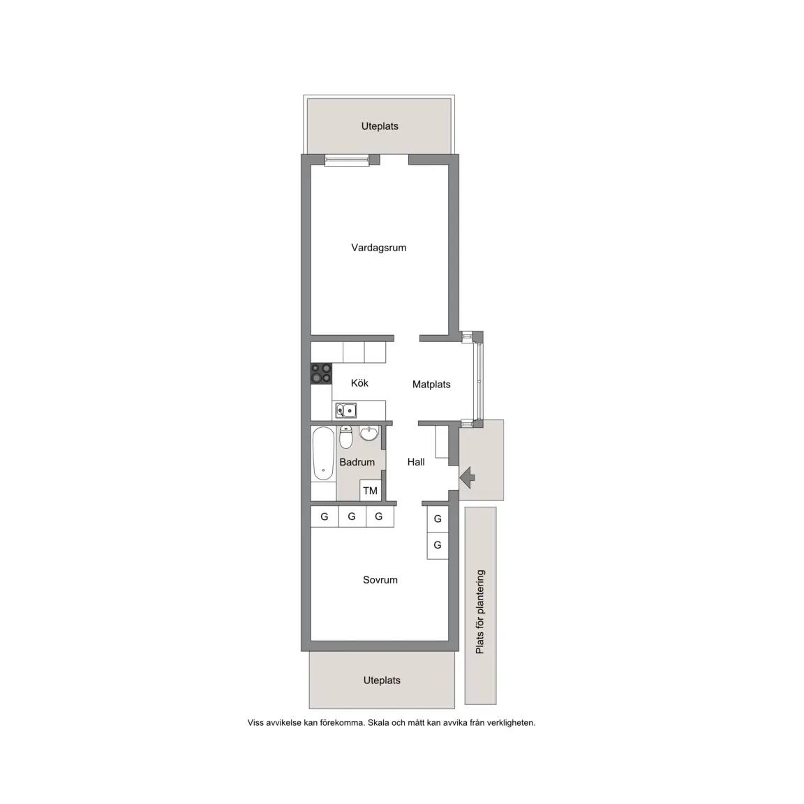 Floor plan for NYKARLEBYGATAN 7