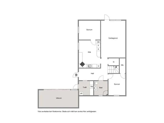 Planritning för Sockerärtsgatan 7B