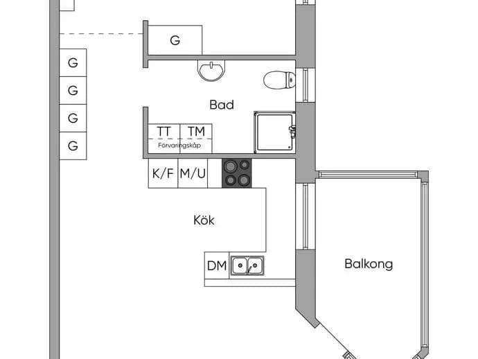 Planritning för Strandvägen 5