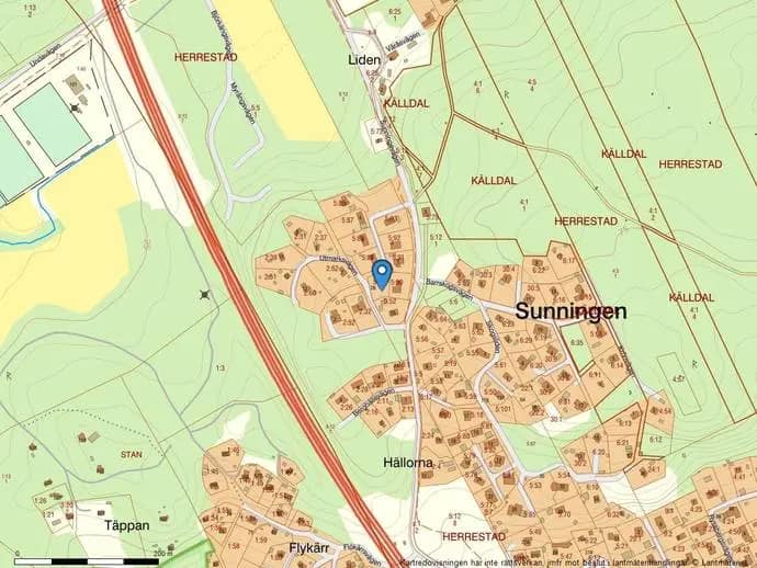 Floor plan for Utmarksvägen 2B
