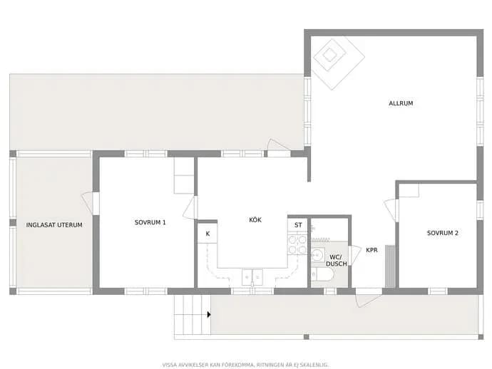 Floor plan for Skramsövägen 3
