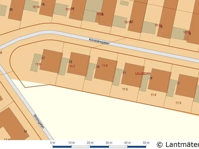 Floor plan for Körsbärsgatan 9