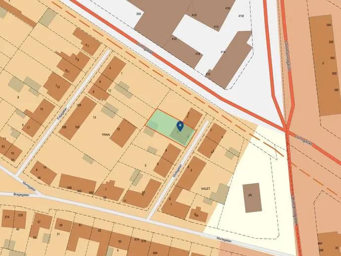 Floor plan for Olofsgatan 5