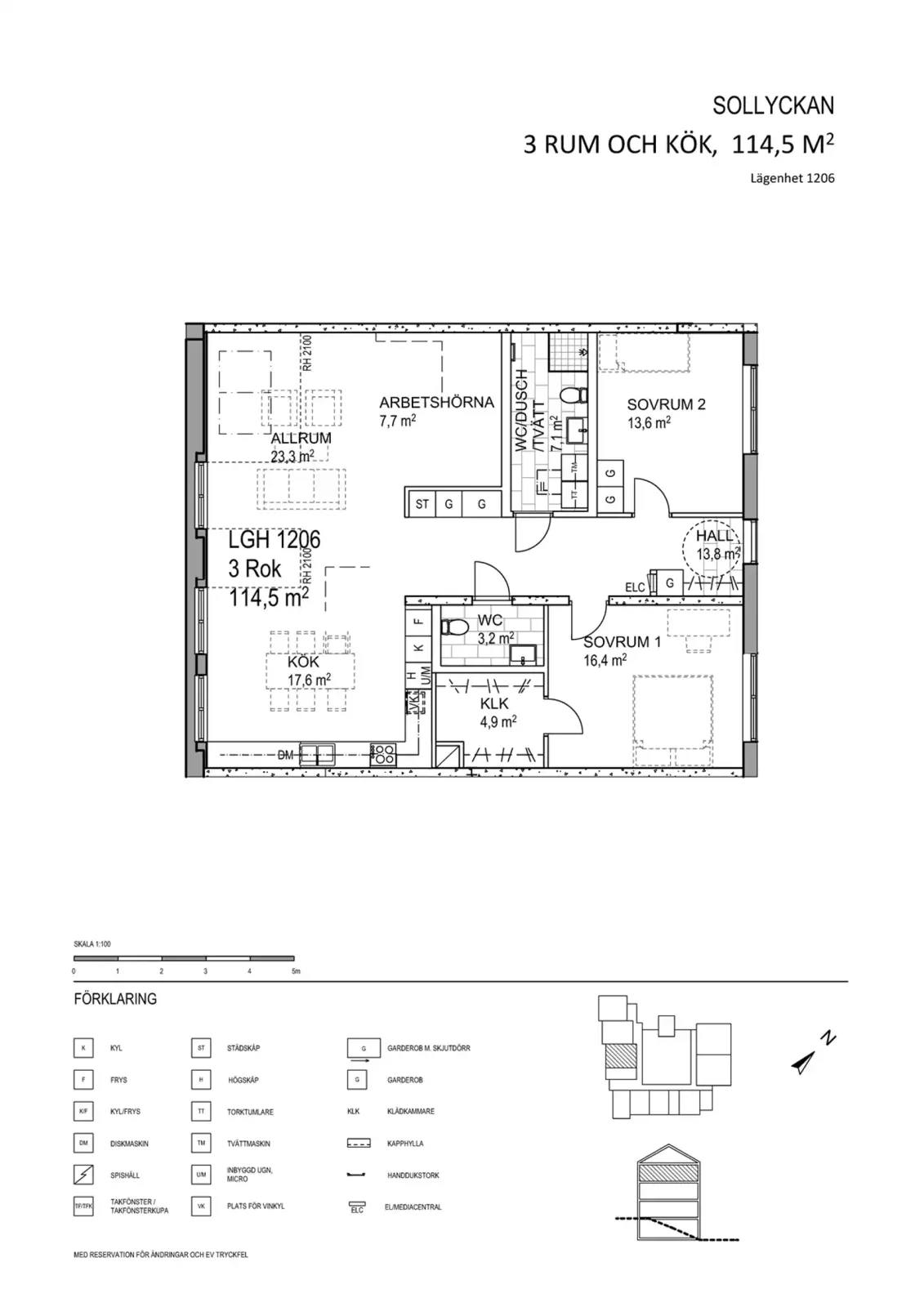 Planritning för Köpmansgatan 59