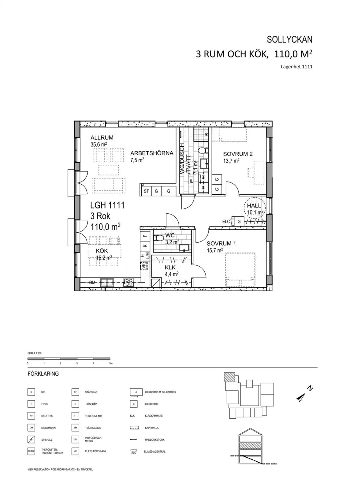 Floor plan for Köpmansgatan 59