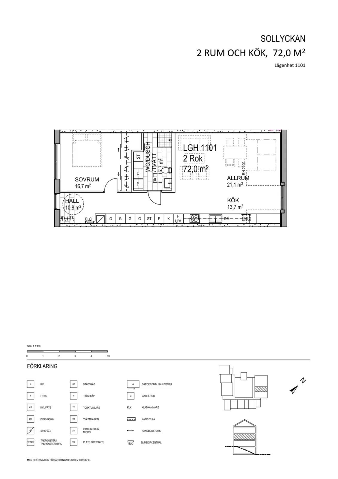 Floor plan for Köpmansgatan 59