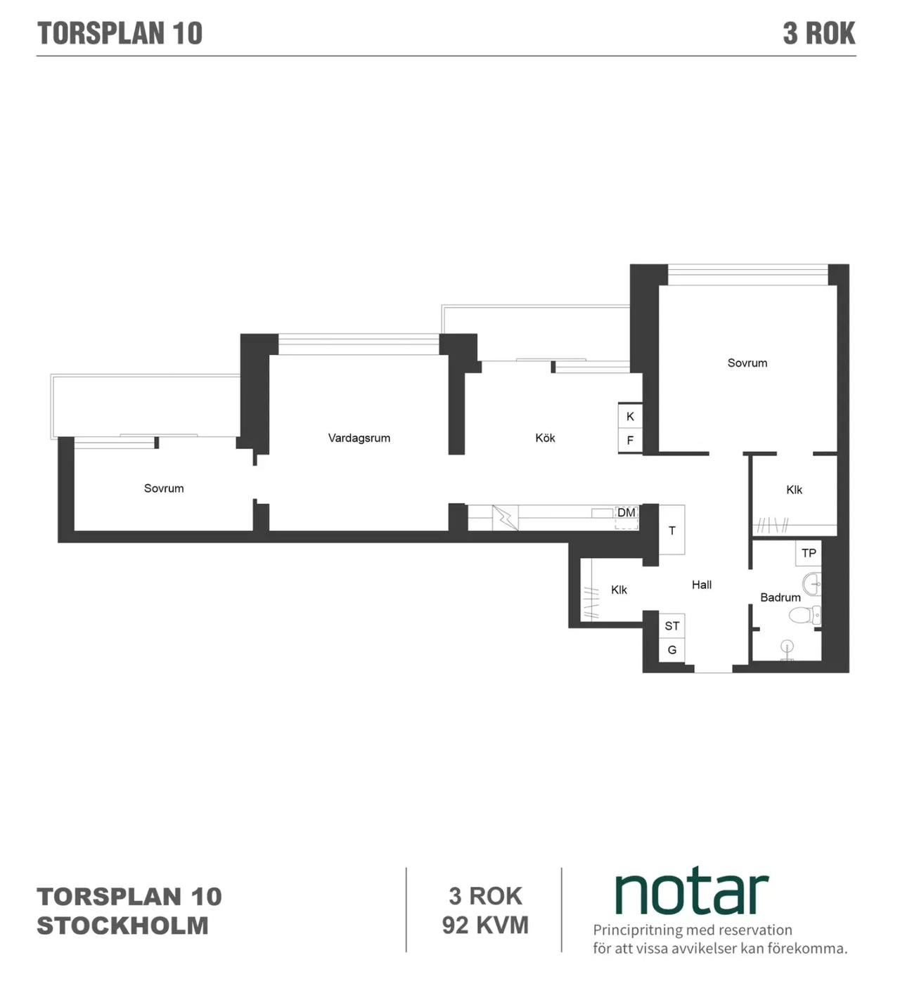 Floor plan for Torsplan 10