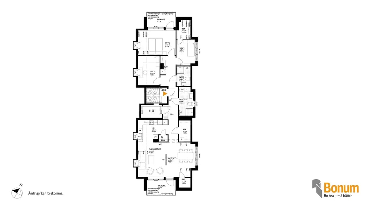 Planritning för Regementsgatan 12