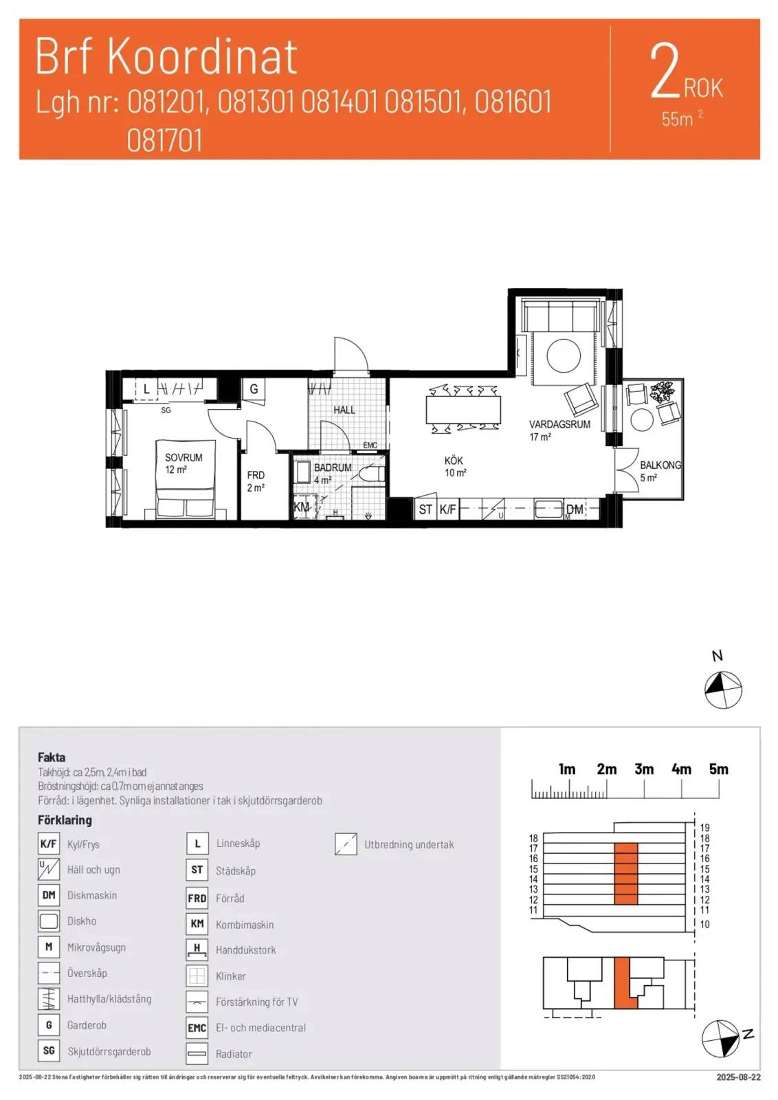 Floor plan for Skådemyntsgatan 8
