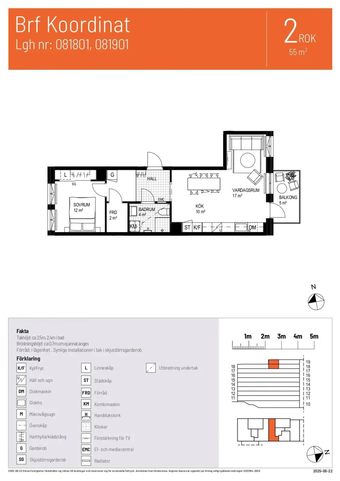 Floor plan for Skådemyntsgatan 8