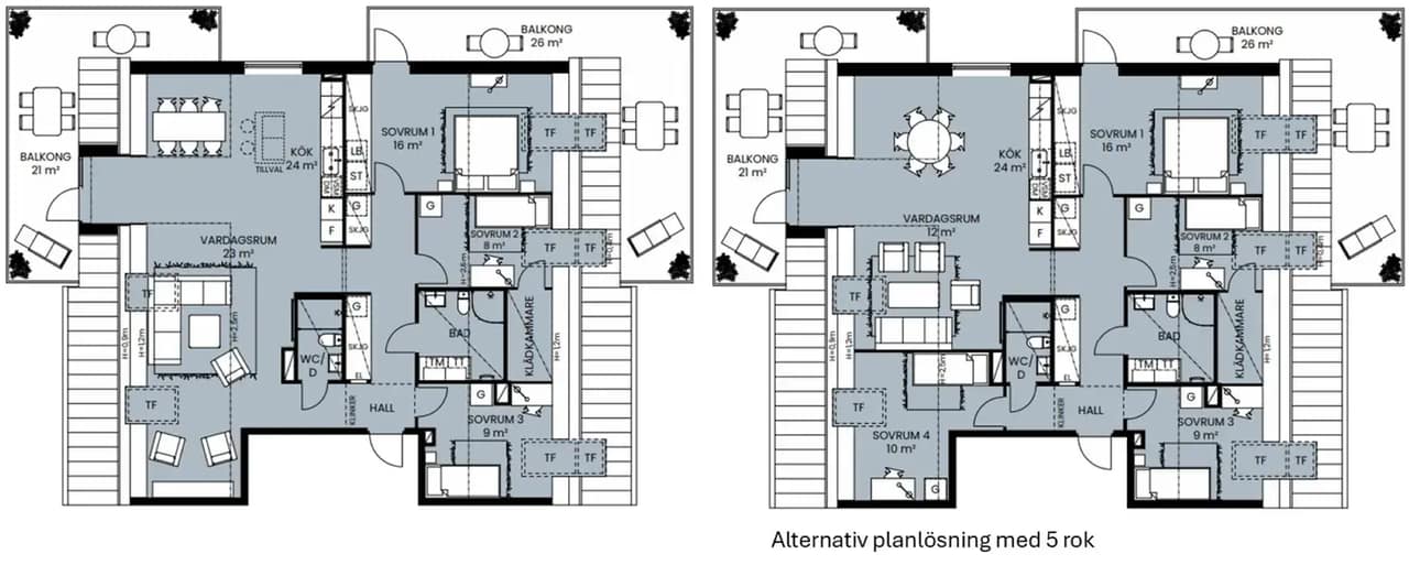 Floor plan for Ingrid Wallbergs gata 67