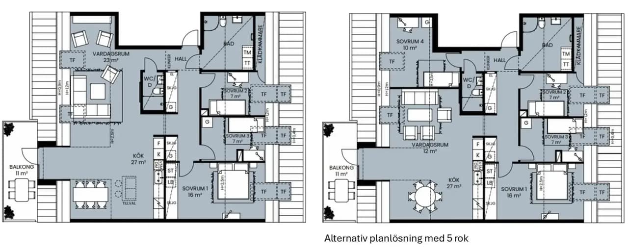 Floor plan for Ingrid Wallbergs gata 67