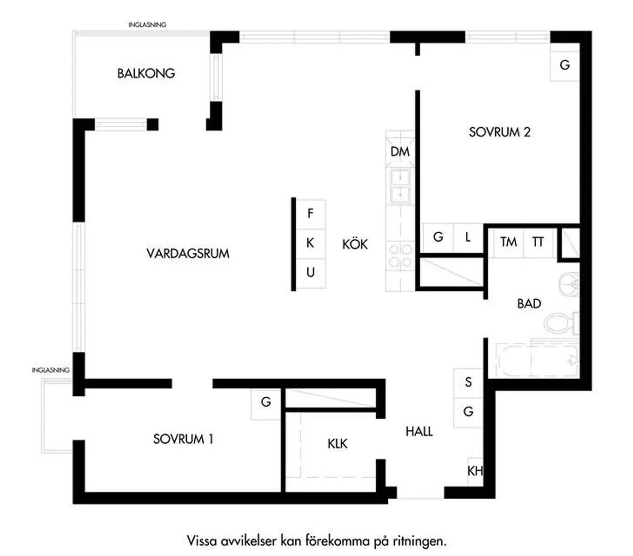 Floor plan for Jämtlandsgatan 99