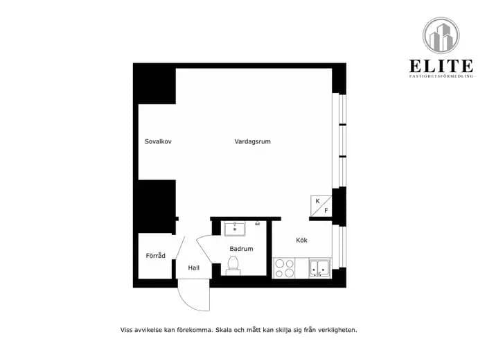 Floor plan for Södra Förstadsgatan 119