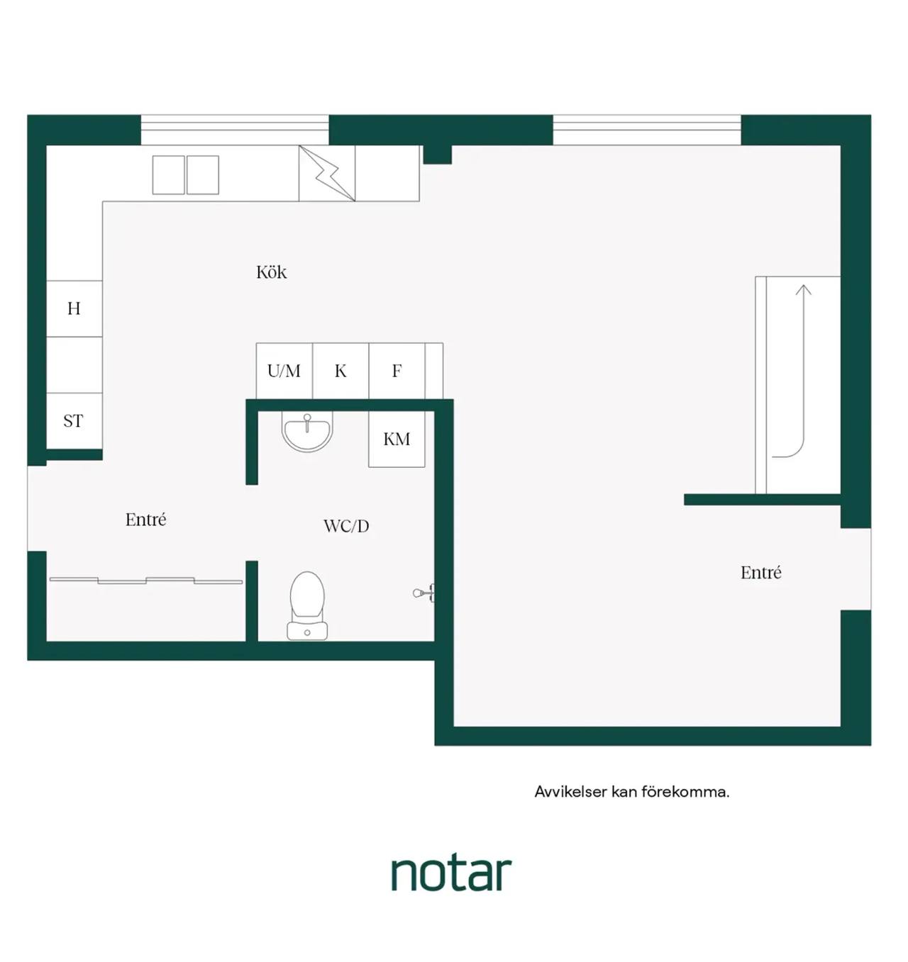 Floor plan for Dag Hammarskjölds väg 1B