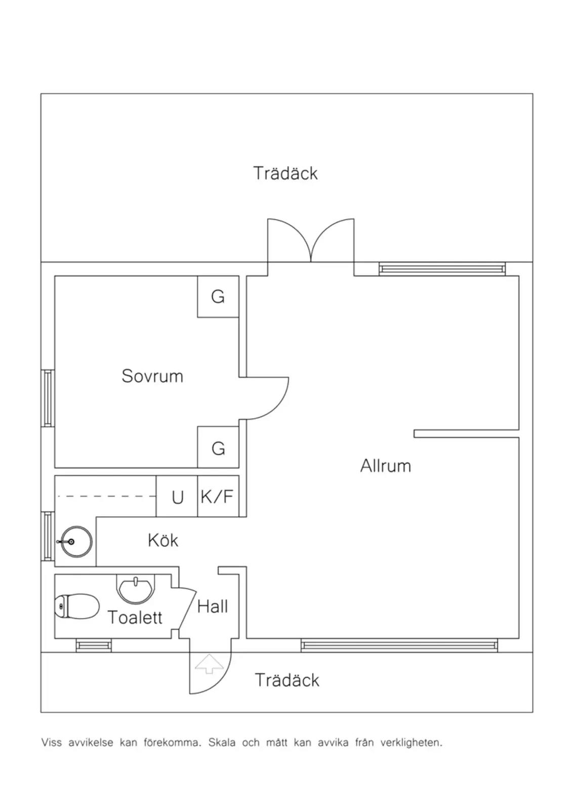 Floor plan for Bror Engkvists gata 30