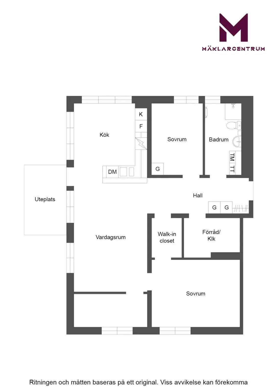 Planritning för Patentgatan 3