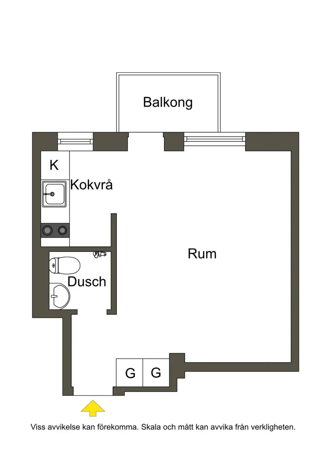 Planritning för Hägerstensvägen 207