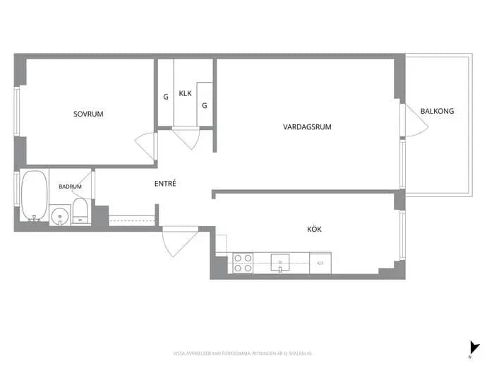 Floor plan for Tranemansgatan 21 C