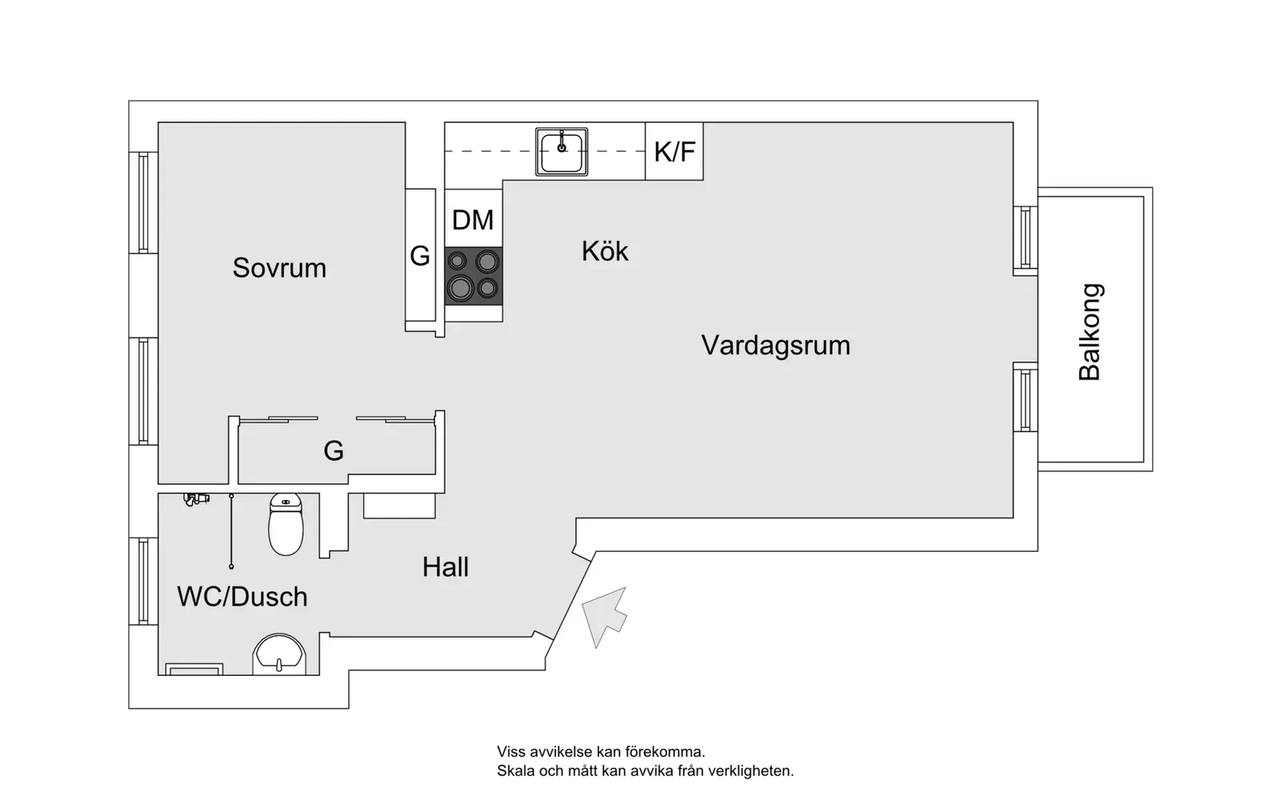 Floor plan for Bergslagsvägen 37