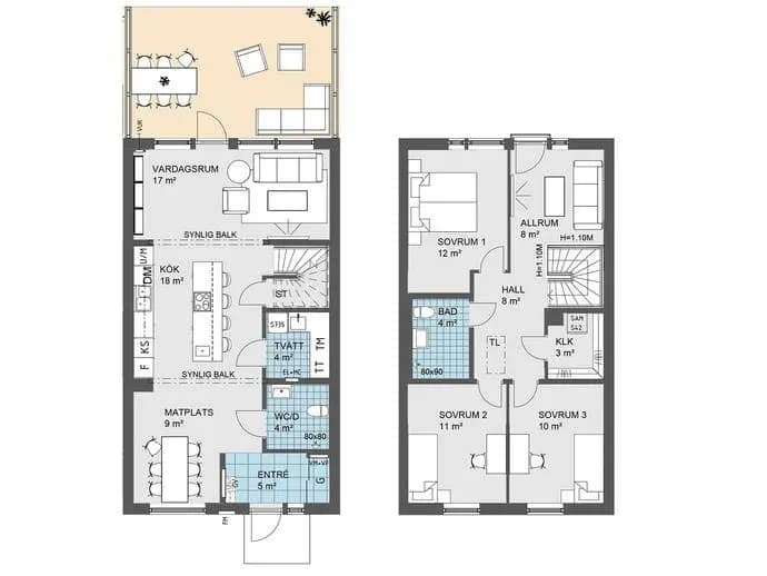 Floor plan for Spannmålsgatan