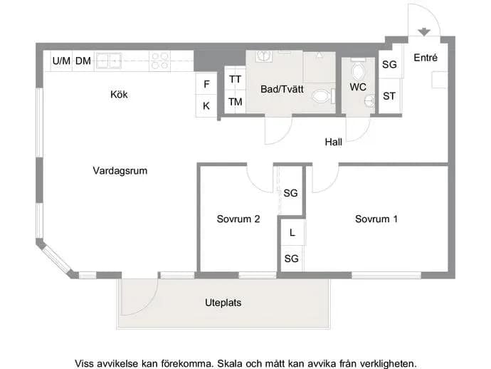 Floor plan for Systerbrunnsvägen 15