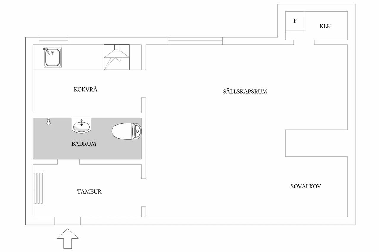 Floor plan for Pilåkersvägen 5B