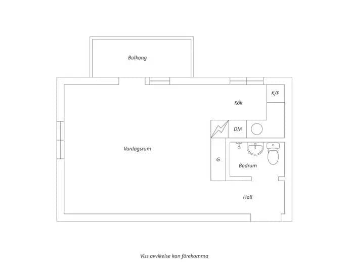 Floor plan for Tranemansgatan 21A