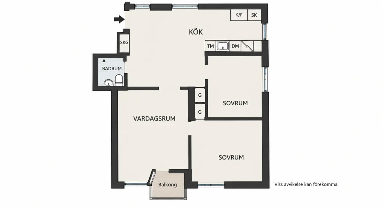 Floor plan for Astrakangatan 2