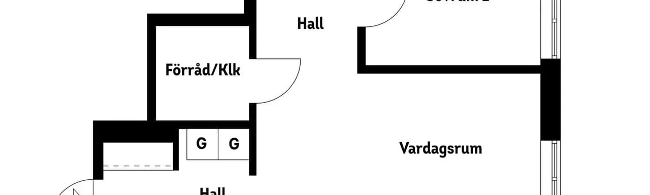 Floor plan for Ringvägen 1L