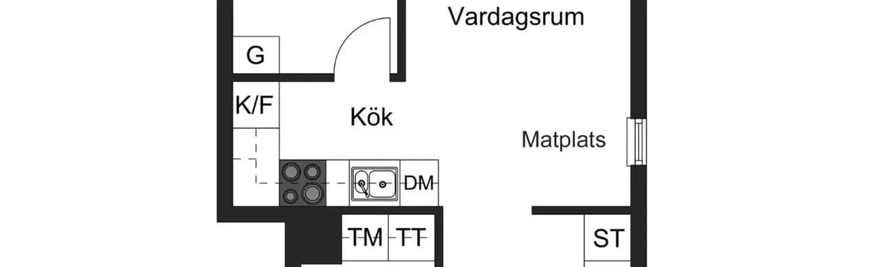 Floor plan for Sandstuguvägen 26