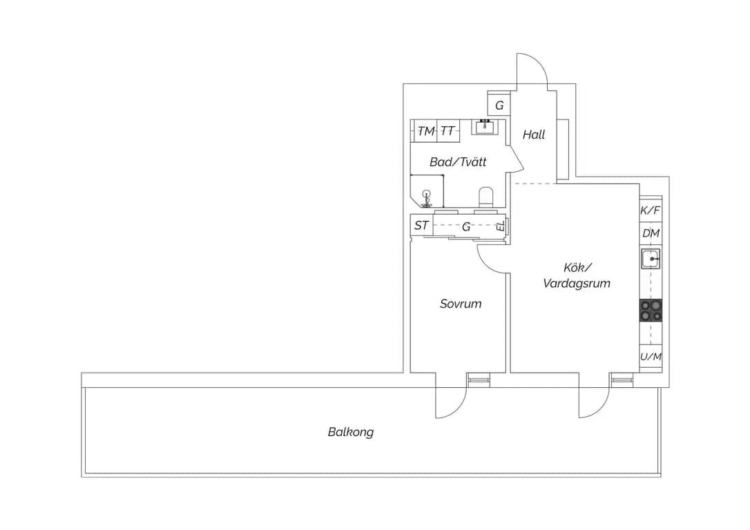 Floor plan for Jeanssongatan 11