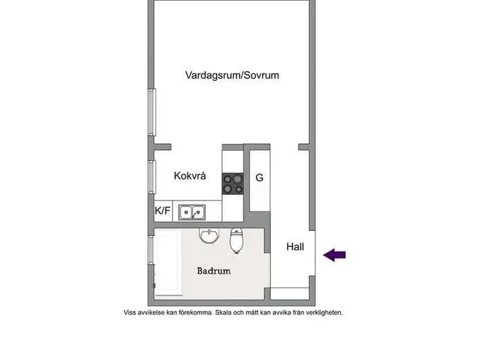 Planritning för Månadsvägen 20