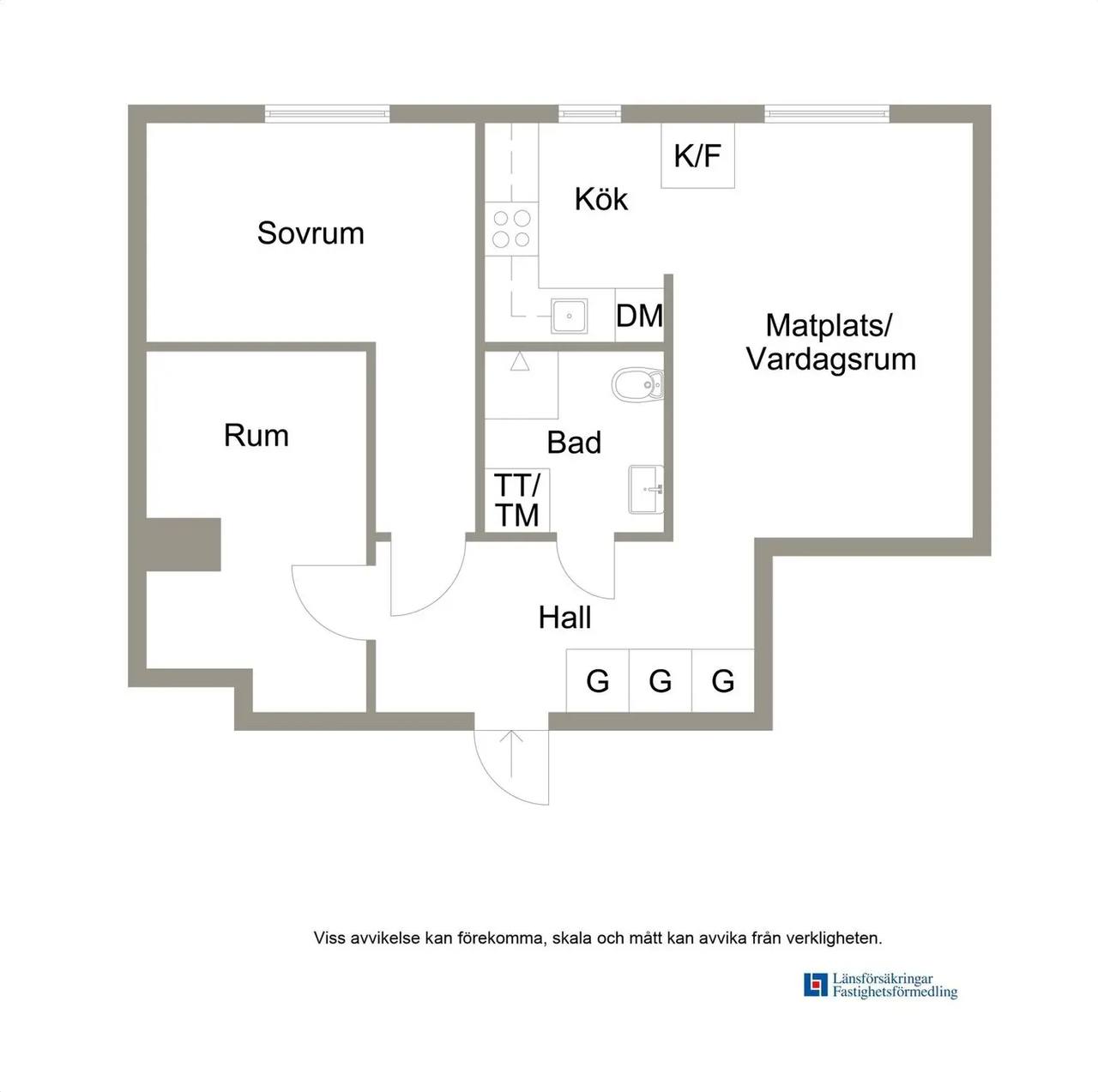 Floor plan for Terapivägen 12D