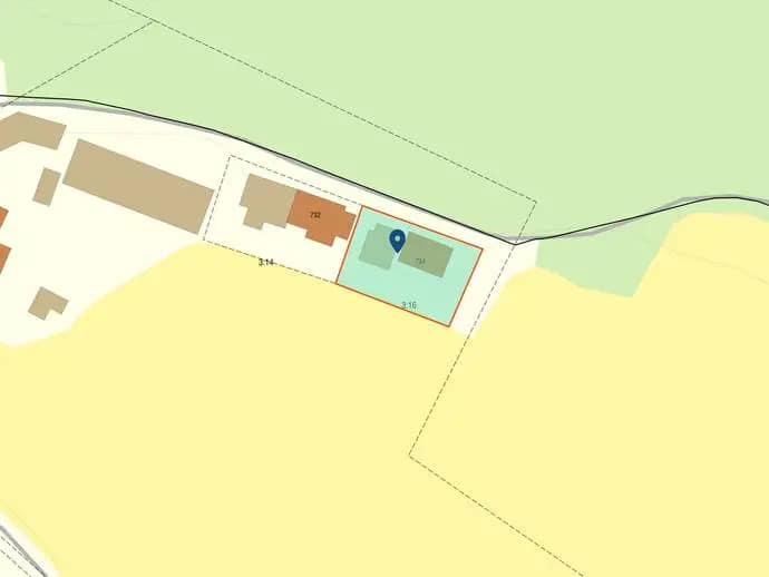 Planritning för Svartvik 734