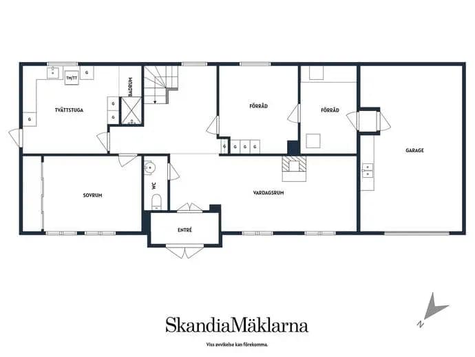 Floor plan for Fjällsta 21