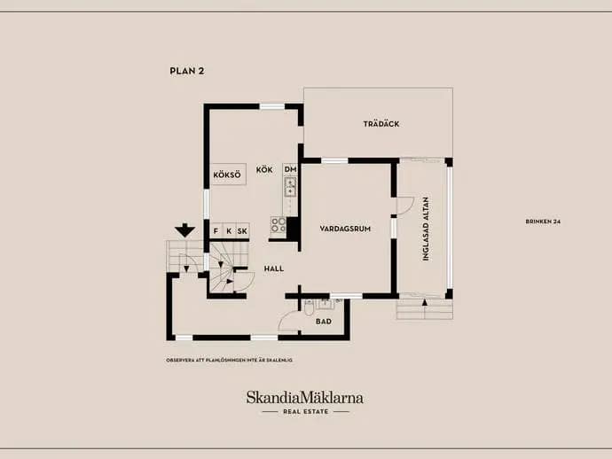 Planritning för Brinken 24
